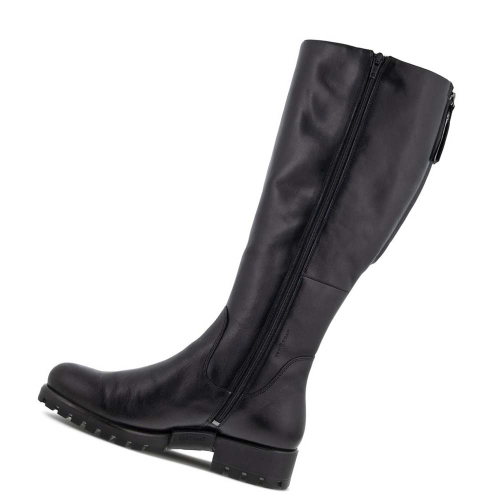 Ecco Modtray High Støvler Dame Svarte | NO 18XYU